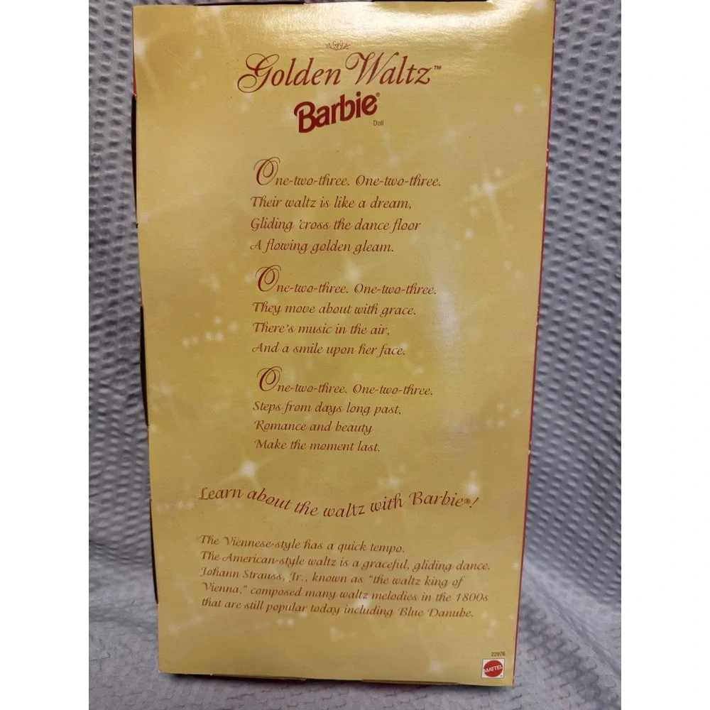 Vintage 1998 Barbie Special Edition Golden Waltz New In Box #22976